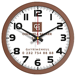 V30-334-KH Plastik Duvar Saati